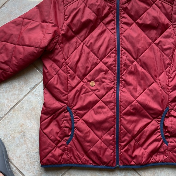 Duluth Trading Company lightweight quilted jacket red large woman’s - Picture 11 of 13